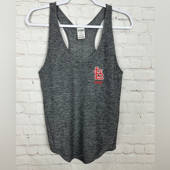 PINK 5th And Ocean MLB St‎ Louis Cardinals Racerback Tank Sz S, GUC - Picture 1 of 4
